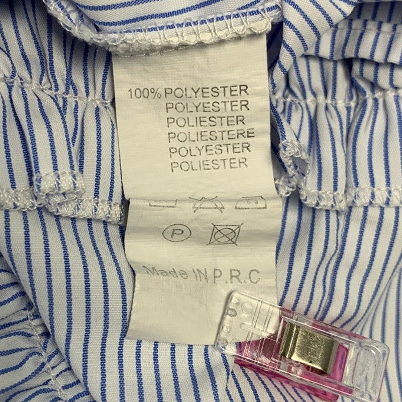 M &amp; G Monogram Womens Large Striped Polyester Sleeveless Floral Top Blouse