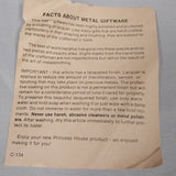 Vintage Princess House Genuine Lead Crystal Silver Plated Handle Hand Bell