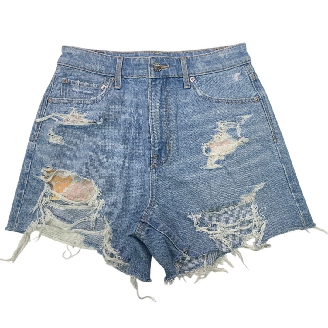 New American Eagle Womens Size 4 Highest Rise 90s Boyfriend Short Denim Jorts