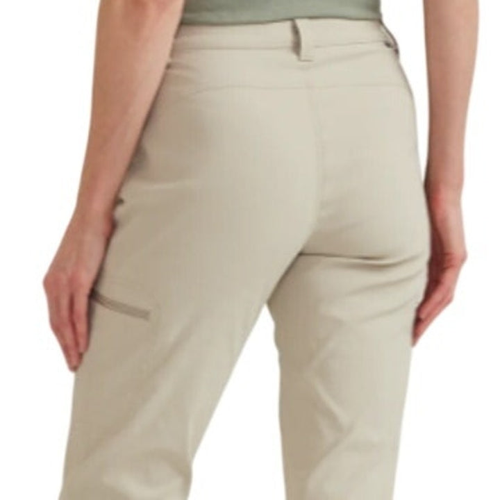 New Eddie Bauer Womens Size 18 Pumice Light Khaki UPF 50+ Guide Capri Pants