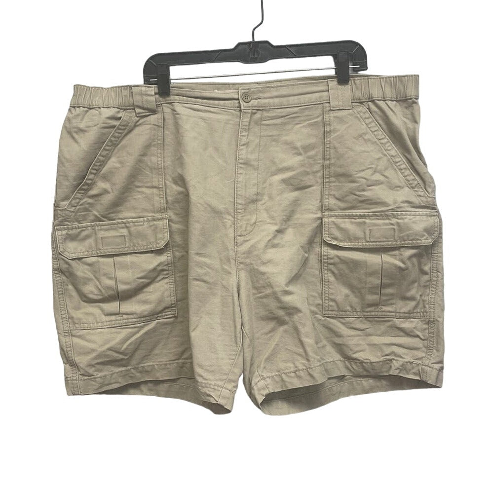 Lot of 3 Savane Mens Size 44 100% Cotton Chino Khaki Navy Cargo Shorts w Pockets