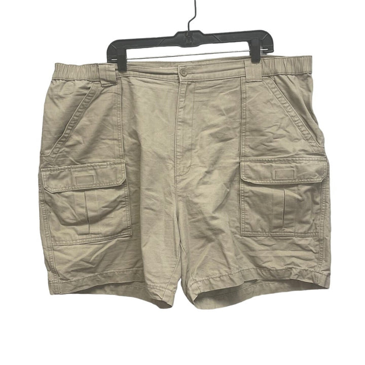 Lot of 3 Savane Mens Size 44 100% Cotton Chino Khaki Navy Cargo Shorts w Pockets