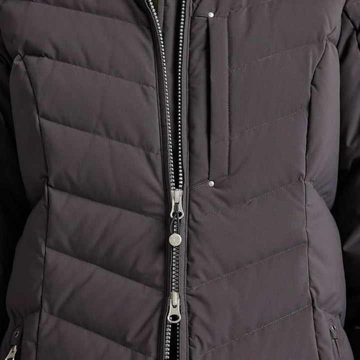 New Eddie Bauer Womens XL Purple 650 Down Sun Valley Puffer Parka Long Coat