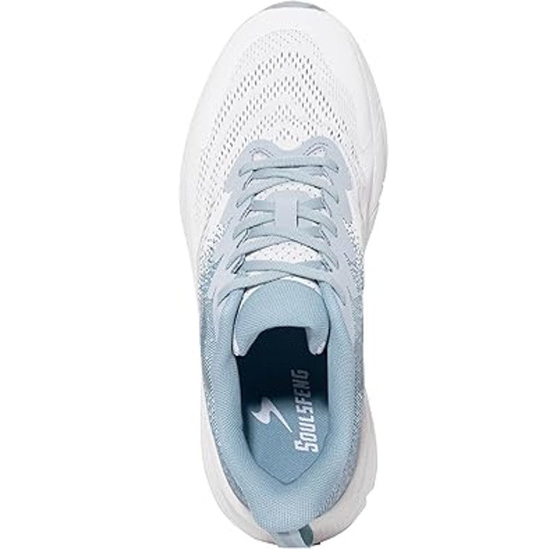 Soulsfeng Mens Size 11 Blue White Mesh Lightweight Breathable Gym Athletic Shoes