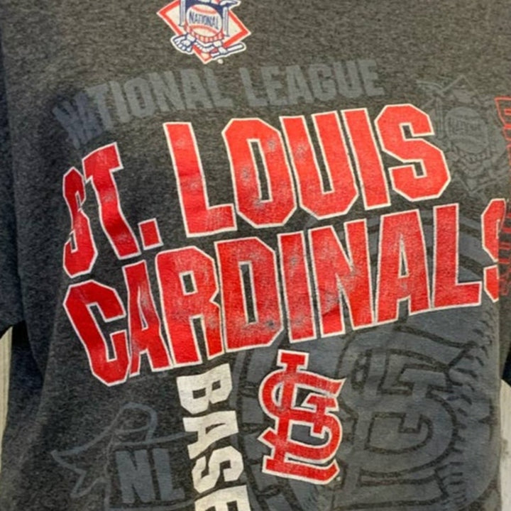 St Louis Baseball Cardinals XL National League Short Sleeve Cotton Blend Tee