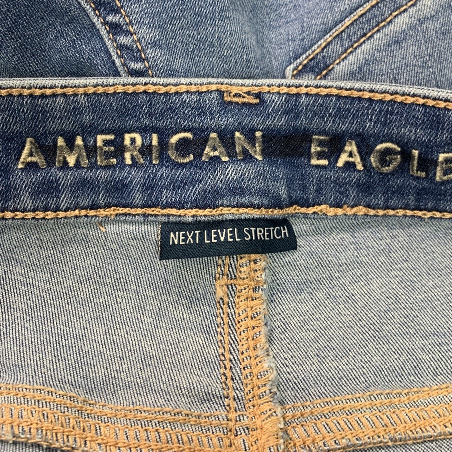 New American Eagle Womens Size 2 Next Level Stretch Midi Jorts Jean Shorts