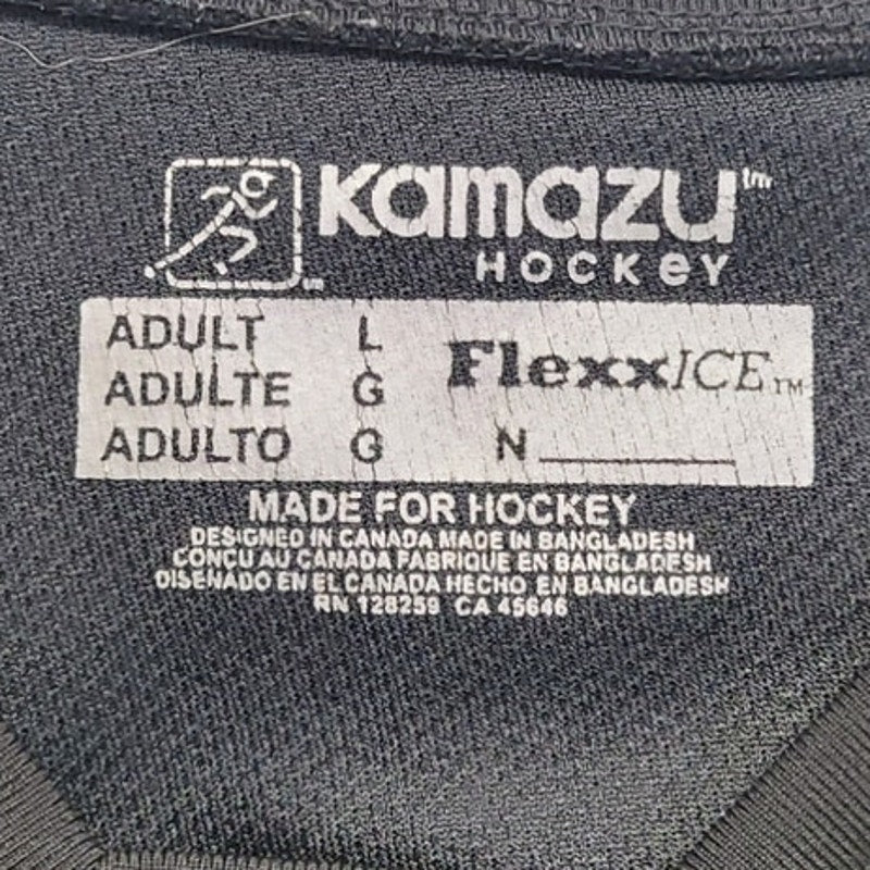 Kamazu Mens Large 100% Polyester Long Sleeve Crew Neck Pullover Hockey Jersey