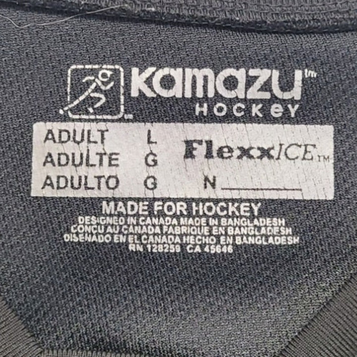 Kamazu Mens Large 100% Polyester Long Sleeve Crew Neck Pullover Hockey Jersey
