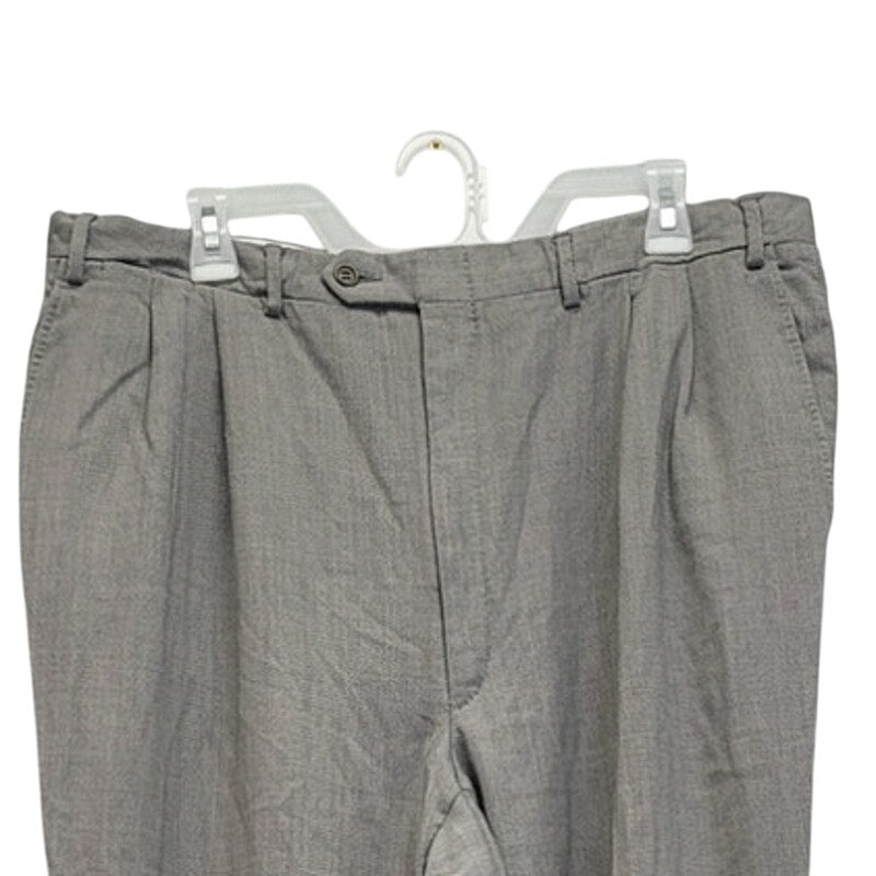 Woolmark Mens 36 X 32 100% Pure Wool Multi Pocket Pleated Front Dress Pants