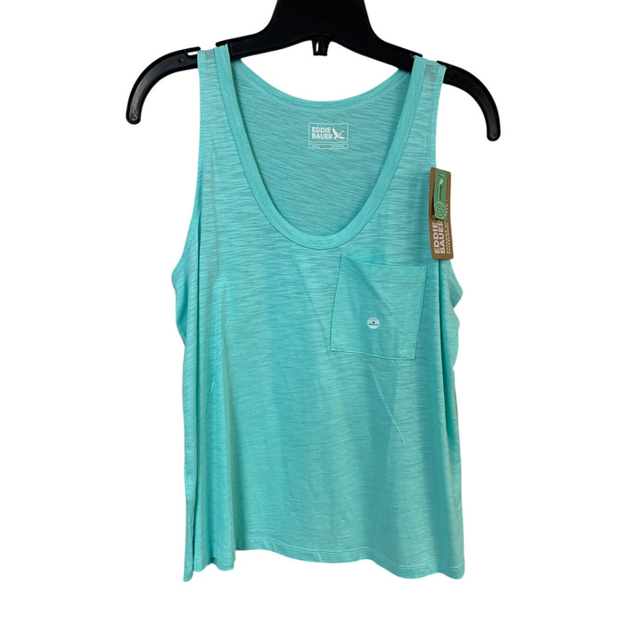 2 New Eddie Bauer Womens Small Gatecheck Pocket Favorite Scoop Neck Tank Tops