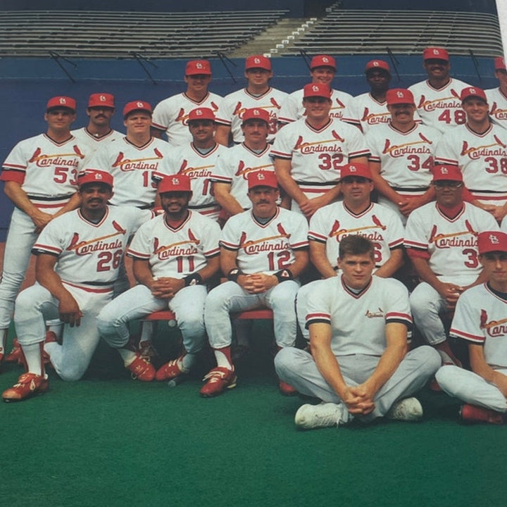 Vintage 1988 St Louis Baseball Cardinals Team Program Book w Calendar