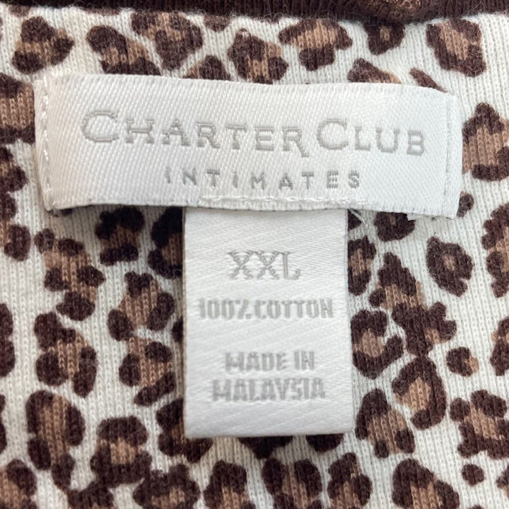 Lot of 2 Maurices Charter Club Womens XXL Short Sleeve 100% Cotton Tops Blouses