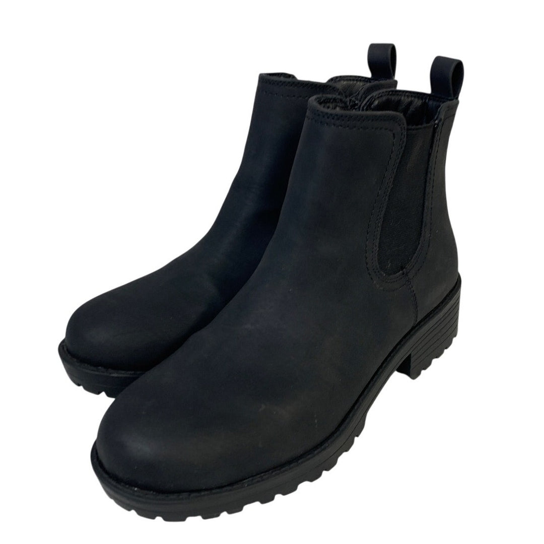 Buffalo Womens Size 9 Black 1.5" Heel Anna Ankle Boot Side Zip Round Toe Shoes