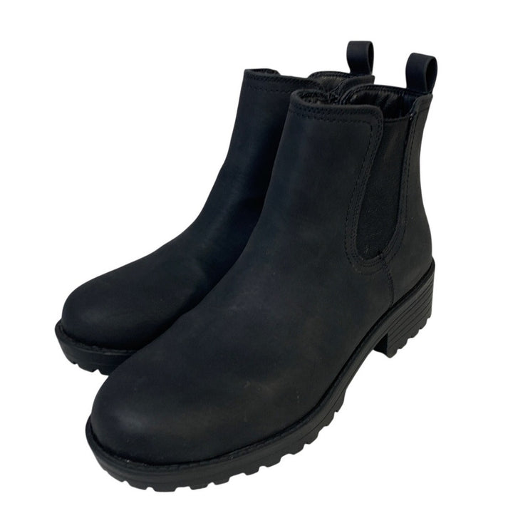 Buffalo Womens Size 9 Black 1.5" Heel Anna Ankle Boot Side Zip Round Toe Shoes