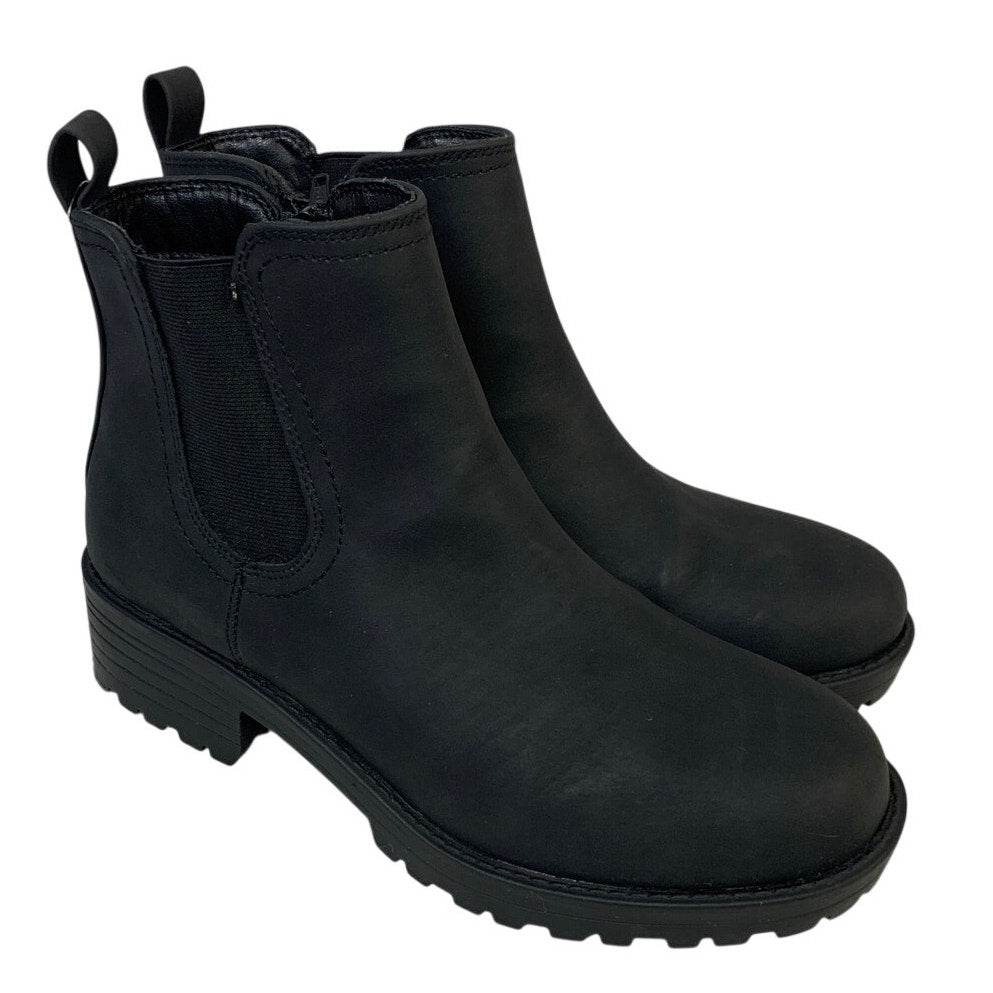 Buffalo Womens Size 9 Black 1.5" Heel Anna Ankle Boot Side Zip Round Toe Shoes