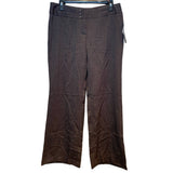 New Apt 9 8 Petite 8P Ava Fit Brown Polyester Blend Long Career Work Pants