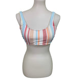 New Shade Shore Xhilaration Womens XL 2PC Striped Bikini Top & Bottom Swim Suit