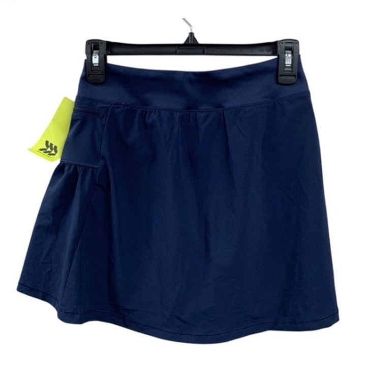 2 New All In Motion Girls Large 10/12 Athletic Comfort Waistband Knit Skorts