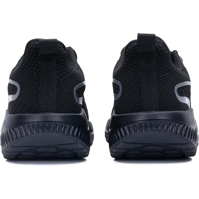 New IIV Women Size 11 Black Mesh Air Cushion Walking Arch Support Athletic Shoes