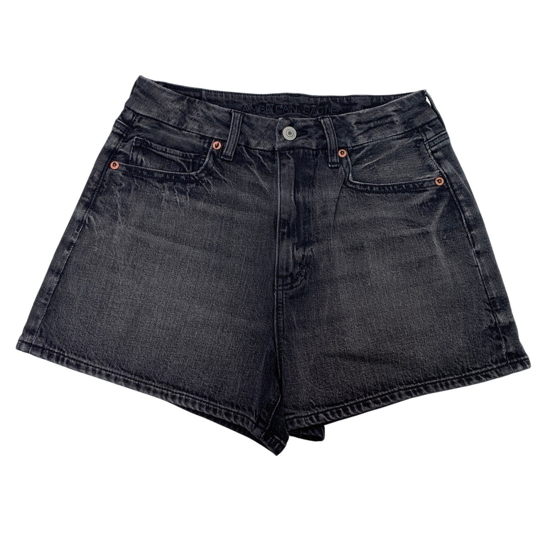 New American Eagle Womens Size 2  Curvy Mom Short Jorts Denim Jean Shorts