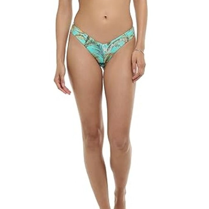 NWT New Body Glove Womens Small Molokini Tropical Cheeky Coverage Bikini Bottoms