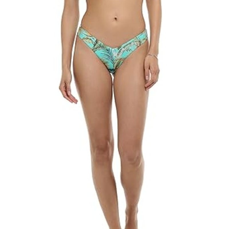 NWT New Body Glove Womens Small Molokini Tropical Cheeky Coverage Bikini Bottoms