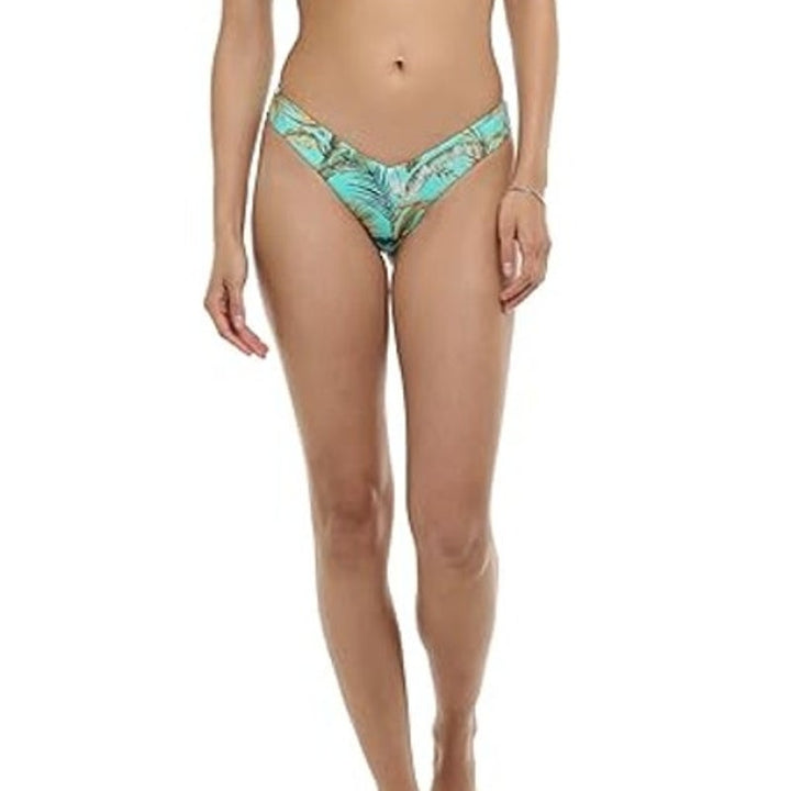 NWT New Body Glove Womens Small Molokini Tropical Cheeky Coverage Bikini Bottoms