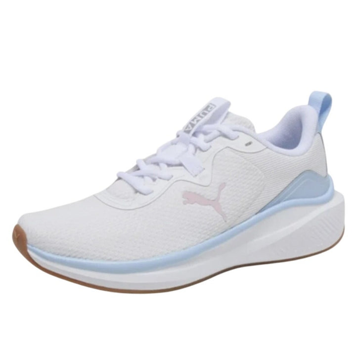 New In Box Puma Womens Size 8.5 White Blue Lace Up Skyrocket Sneaker Shoes