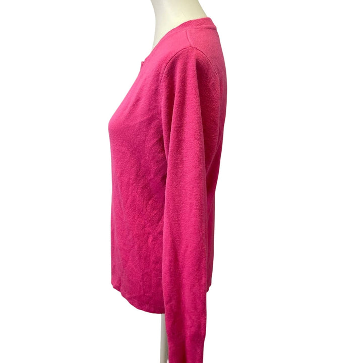 Croft &amp; Barrow Womens Medium Long Sleeve Acrylic Crew Neck Pullover Sweater