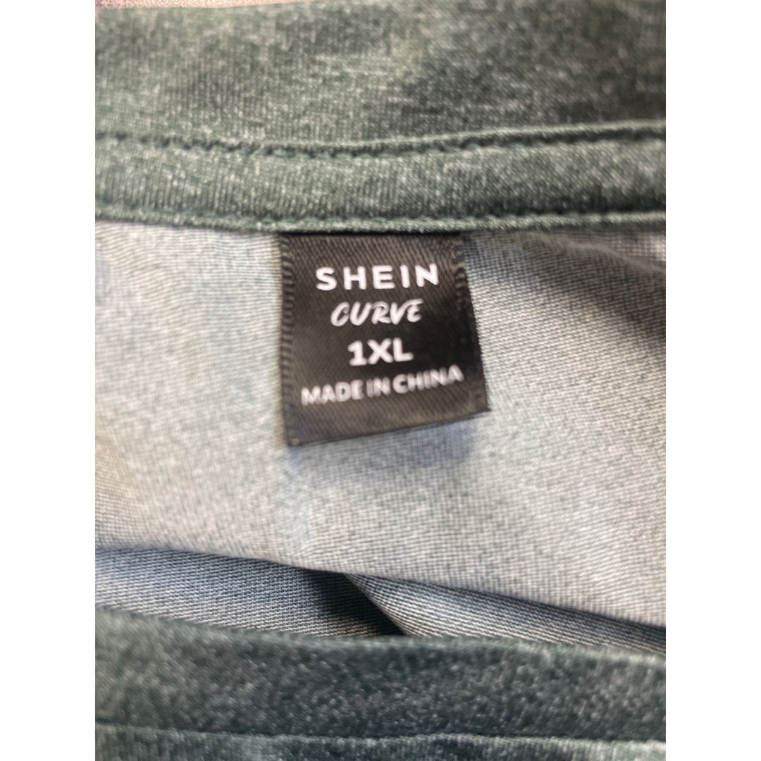Shein Womens 1X Dog Mom Short Sleeve Polyester Blend Crew Neck Tee Shirt