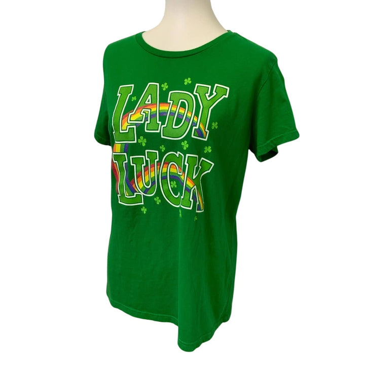 Lady Luck Womens Large 100% Cotton St Patrick&