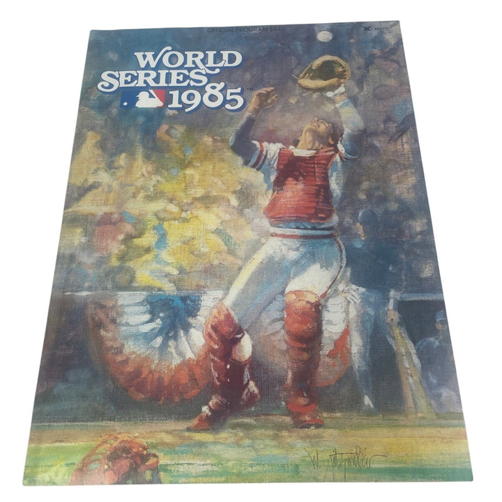 Vintage 1985 World Series St Louis Cardinals Kansas City Royals Program Book