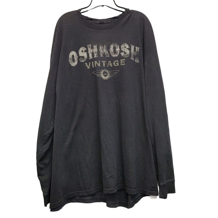 Oshkosh Vintage Mens 2XL Rugged Aircraft Association Long Sleeve Tee Shirt