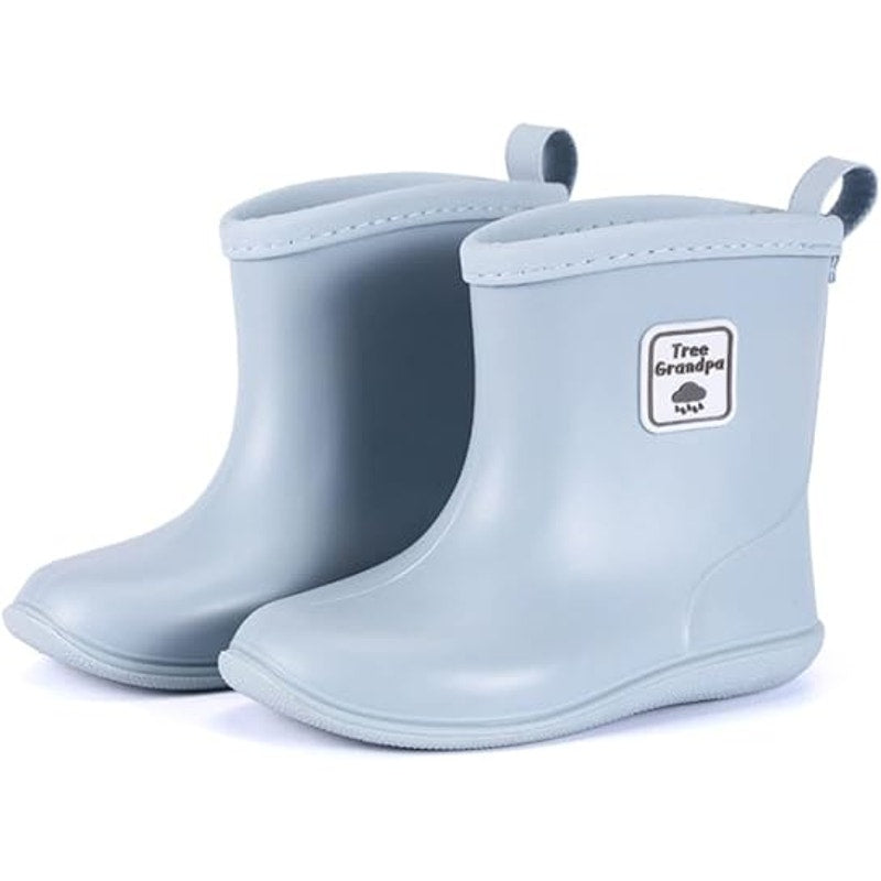 Sayyea Tree Grandpa Baby Boy Size 6 Toddler Short Rain Boots Waterproof Shoes