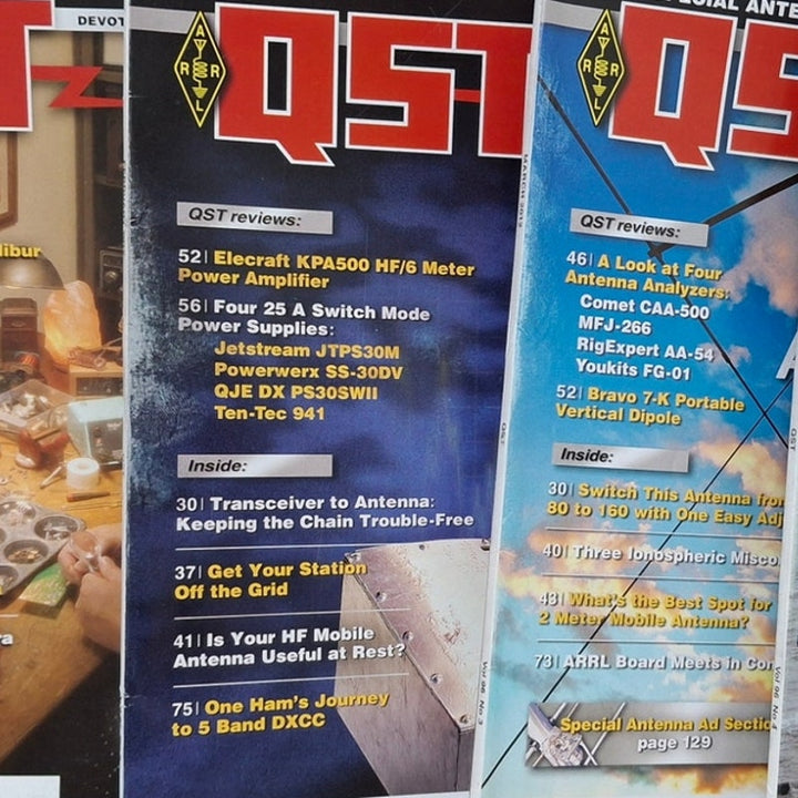 2012 QST National Assn Amateur Radio Magazine FULL Year 12 Issues Lot
