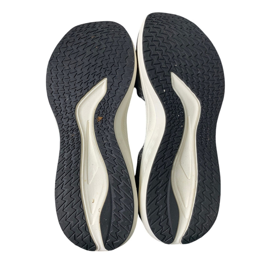Mens 11.5 Gray White Slip On Casual Walking Arch Support Comfort Loafters Shoes
