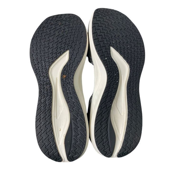 Mens 11.5 Gray White Slip On Casual Walking Arch Support Comfort Loafters Shoes