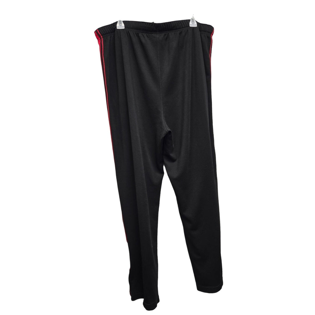Russell Mens 2XL Polyester Ankle Zip Side Stripe Drawstring Waist Athletic Pants