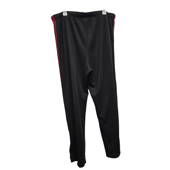 Russell Mens 2XL Polyester Ankle Zip Side Stripe Drawstring Waist Athletic Pants