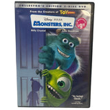 2013 Disney Pixar Monsters Inc Collector's Edition 2-Disc DVD Good Condition