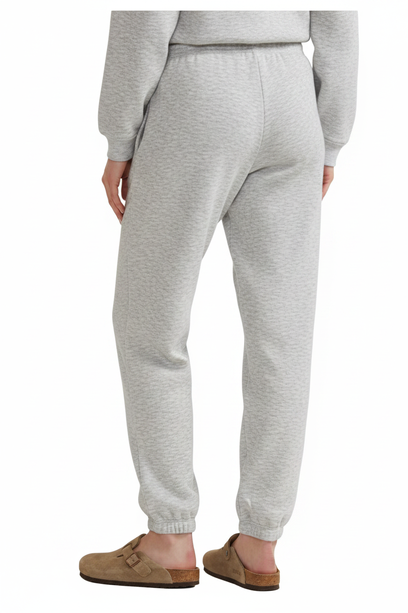 Back of Pants - Heathered Gray No Pocket
