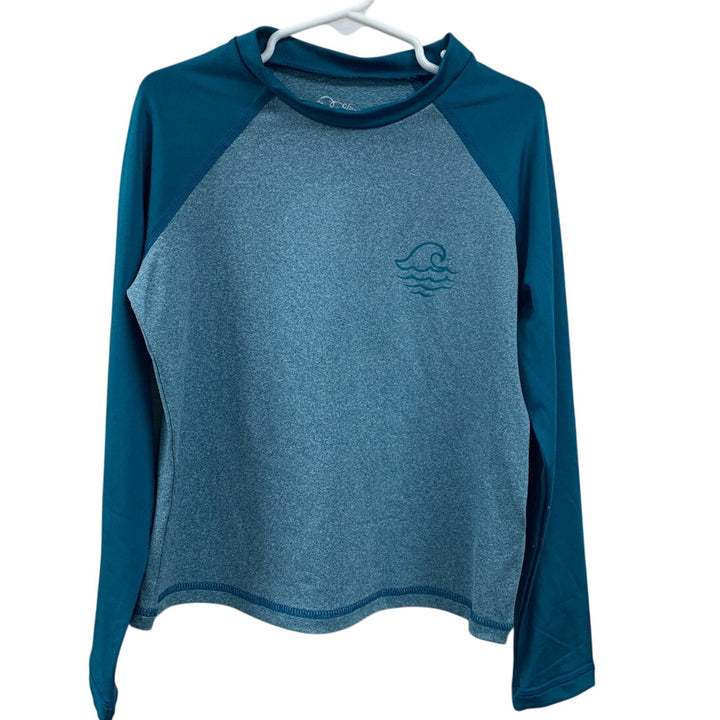 New Art Class Kids Small (6/7) Long Sleeve UPF 50+ PolySpandex Swim Shirt