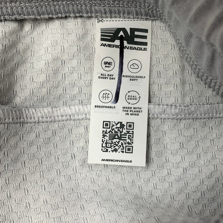 New American Eagle Mens Medium Drawstring Waist Heathered Athletic Shorts