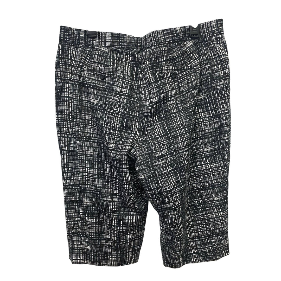 Christopher &amp; Banks Womens Size 16 Stretch Cotton Skimmer Plaid Shorts