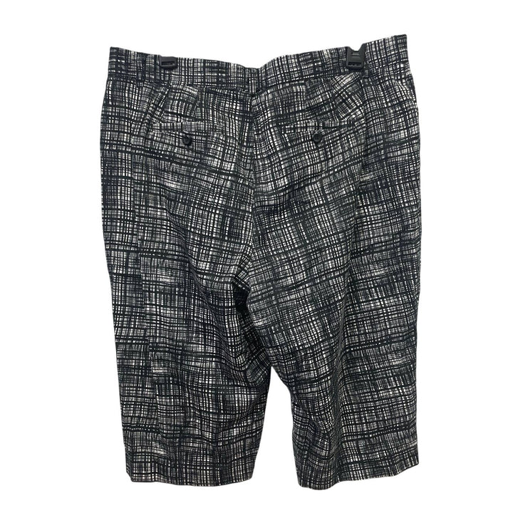 Christopher &amp; Banks Womens Size 16 Stretch Cotton Skimmer Plaid Shorts