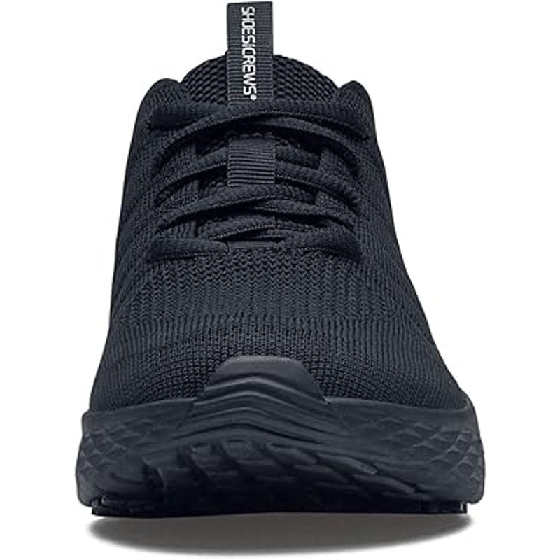 Shoes for Crews Womens Size 11 Black Mesh Fabric Lace Up Slip-Resistant Shoes