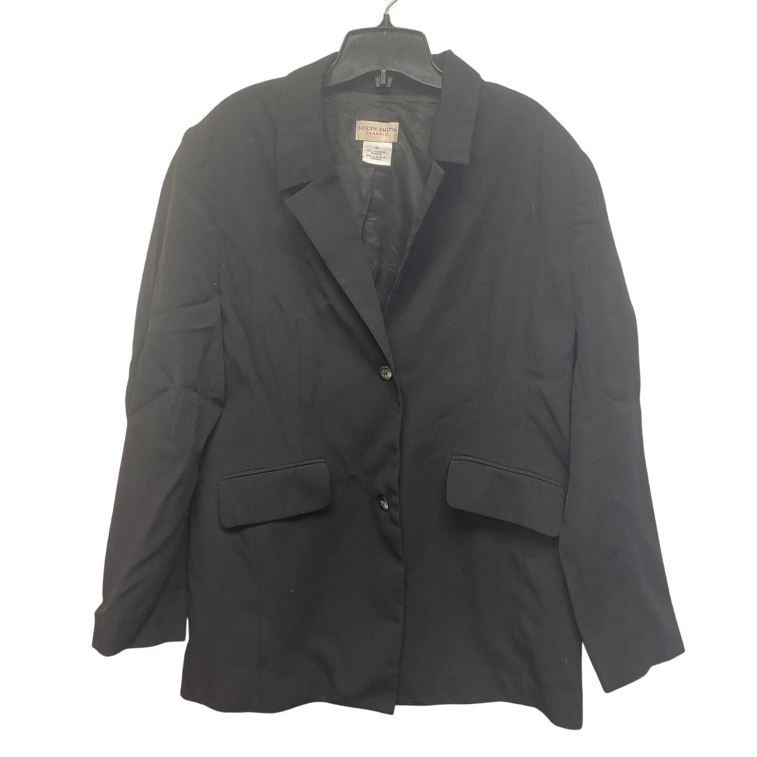 Jaclyn Smith Womens Size 16 100% Polyester Classic Button Up Suit Jacket
