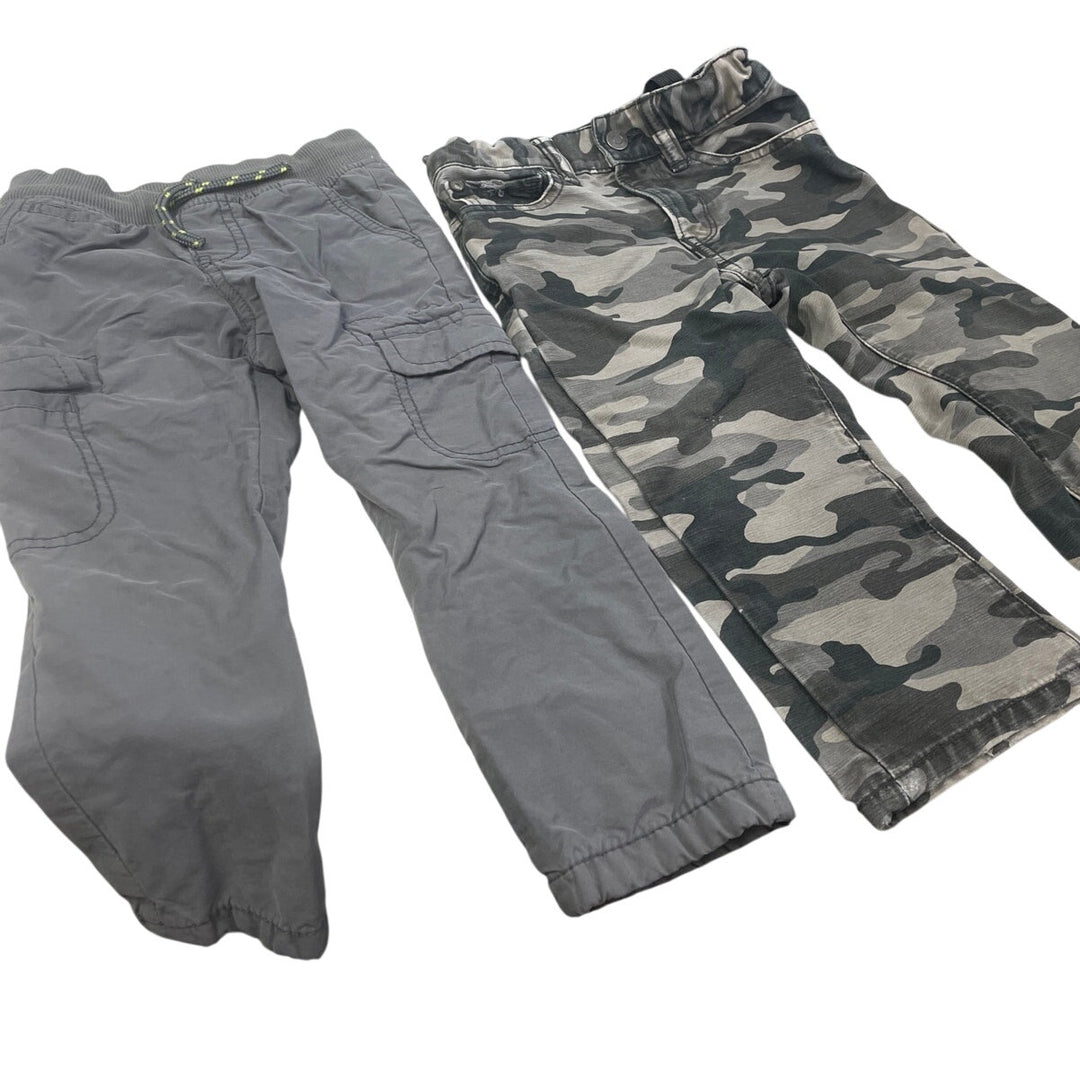 Lot of 3 Baby Boys 2T Baby Gap Cat &amp; Jack Place Camoflage Cargo Pants