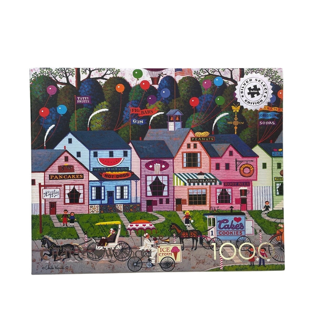 Buffalo 1000 Piece Charles Wysocki 27" by 20" Colorful Cardboard Jigsaw Puzzle