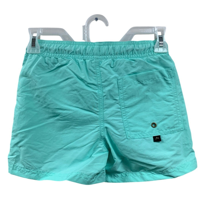 2 New Art Class Boys Medium (8) Lined Mint Green Gray UPF 50+ Swimming Trunks